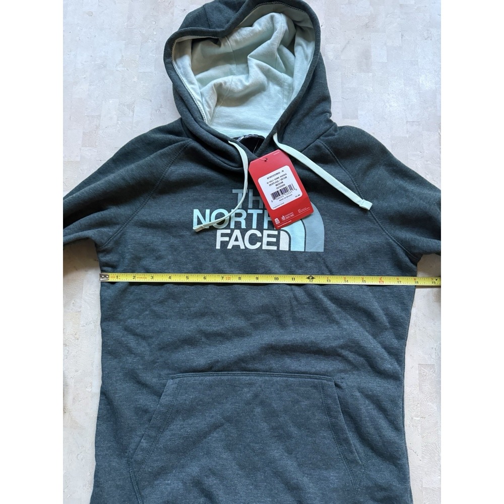 THE North Face Half Dome Pullover Hoodie Womens Sz M Medium Green Two‎ Tone NWT - Picture 4 of 7